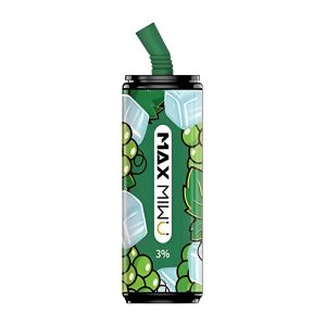 Max Miwu Coke Tin Disposable E-cigs 3600 Puffs - Juicy-green-grapes