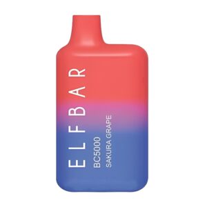 ELF BAR Disposable Vape Device BC 5000 Puffs - Sakura Grape