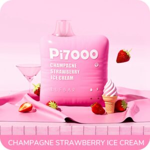 ELF BAR PI7000 Disposable Champagne Strawberry Ice Cream 7000 Puffs